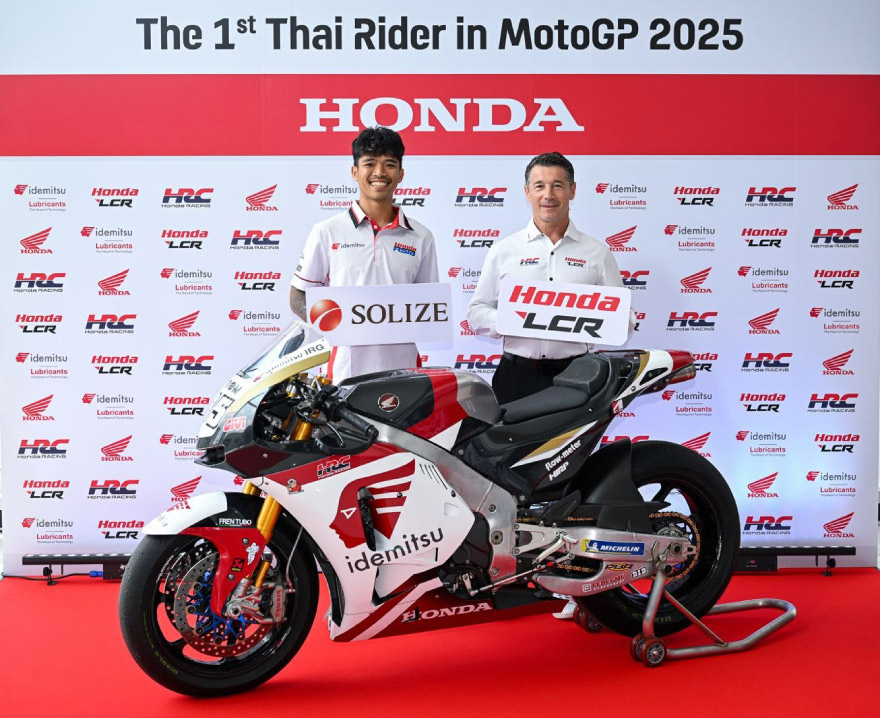 SOLIZE Signs a FY2025 MotoGPTM Sponsorship Agreement with IDEMITSU Honda LCR