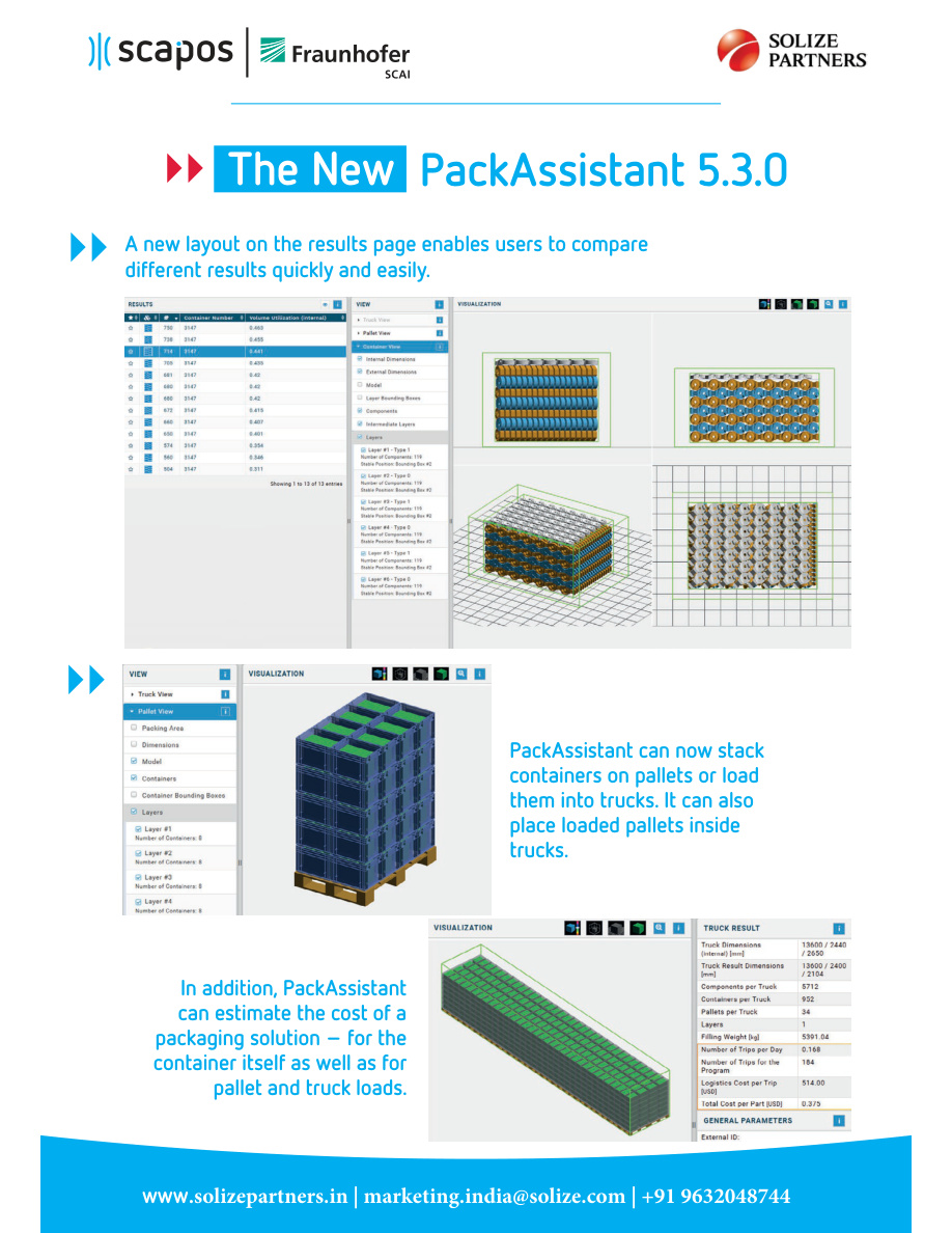 PackAssistant truck loading
