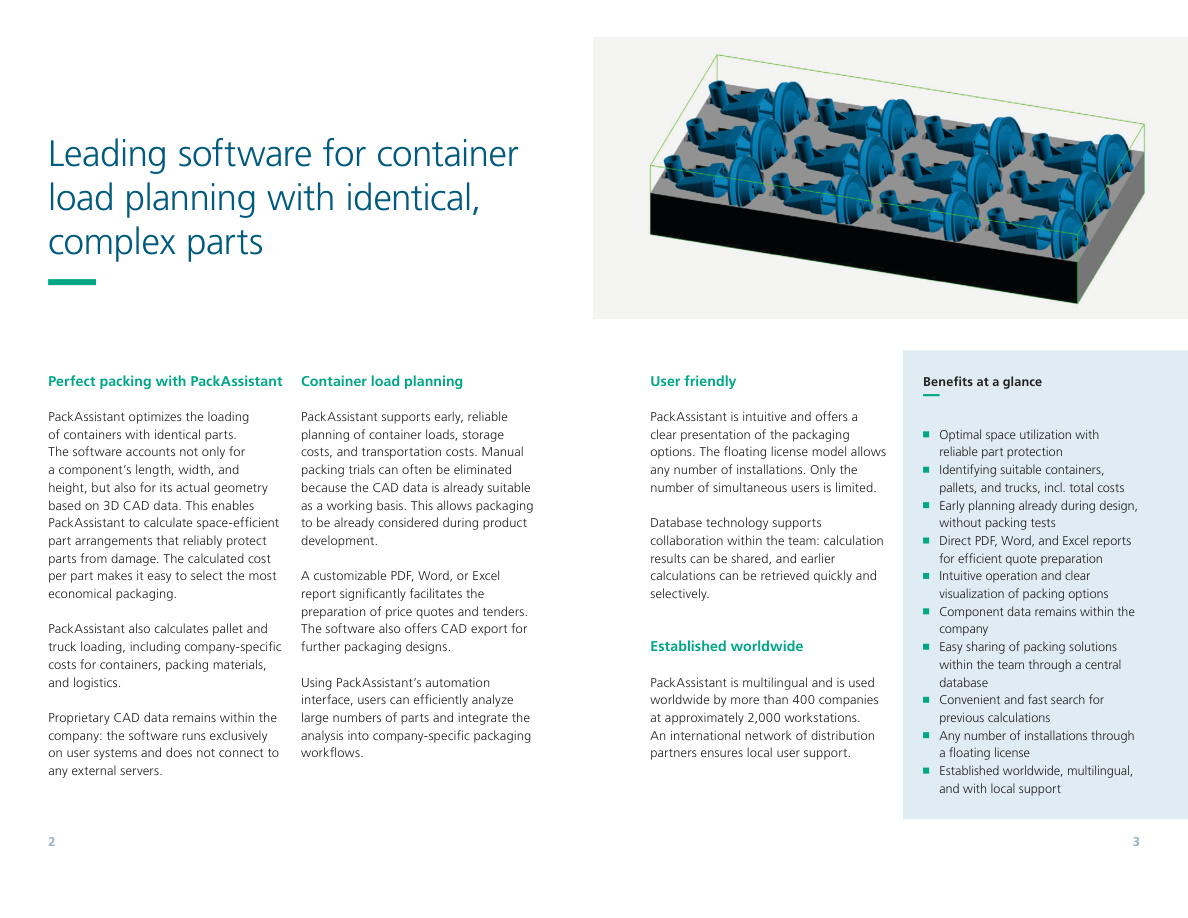 PackAssistant container load planning