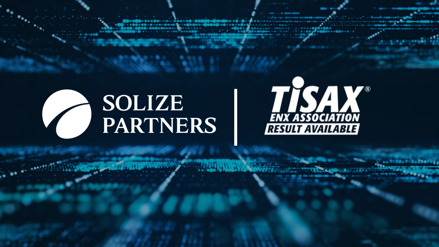 Solize SOLIZE PARTNERS India Achieves TISAX® AL3 Certification, Strengthening ...